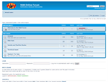 Tablet Screenshot of forum.nam-online.org